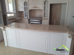 |کورین سیاه|نمونه کار سنگ کورین پروژه ی پروژه ۱۲ واحدی مرزداران | دکوراسیون کاسیپین | کورین و کوارتز کاسپین | کورین کاسپین | کوارتز کاسپین | سنگ کورین | سنگ کوارت|کورین مشکی |اجرای صفحات یکپارچه کورین مشکی بدون درز و خط| |