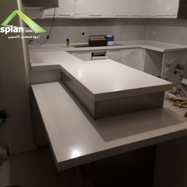 |کورین سیاه|نمونه کار سنگ کورین پروژه ی پروژه تهران پارس خانم دوستی | دکوراسیون کاسیپین | کورین و کوارتز کاسپین | کورین کاسپین | کوارتز کاسپین | سنگ کورین | سنگ کوارت|کورین مشکی |اجرای صفحات یکپارچه کورین مشکی بدون درز و خط|