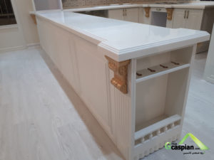 |کورين سياه|نمونه کار سنگ کورين پروژه نیاوران جناب نگارستانی کورین الجی | دکوراسيون کاسيپين | کورين و کوارتز کاسپين | کورين کاسپين | کوارتز کاسپين | سنگ کورين | سنگ کوارت|کورين مشکي |اجراي صفحات يکپارچه کورين مشکي بدون درز و خط| کد ۲۵۹ سندد کرم |کورین وسترمن |